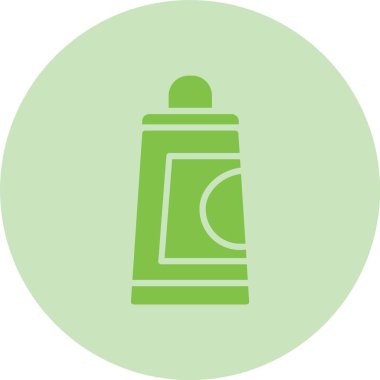 Krem Kabartma Çemberi Gradyan Simgesi