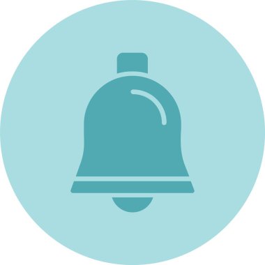 Çan Kabartma Çemberi Gradyan Simgesi