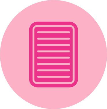 Not Kabartma Çemberi Gradyan Simgesi