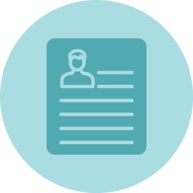 Glyph Çemberi Gradyan Simgesi Profili