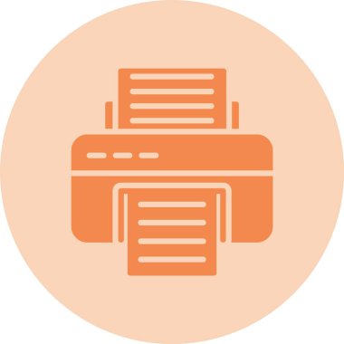 Yazıcı Kabartma Çemberi Gradyan Simgesi