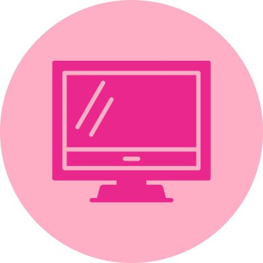 Bilgisayar Kabartma Çemberi Gradyan Simgesi