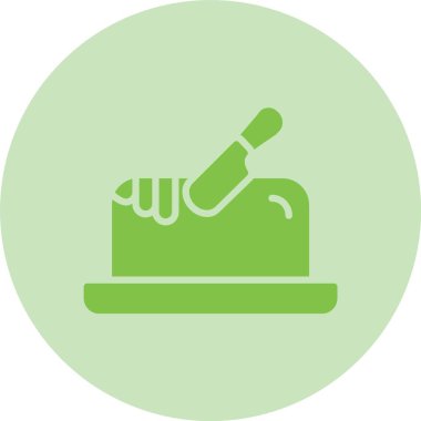 Tereyağı Kabartma Çemberi Gradyan Simgesi