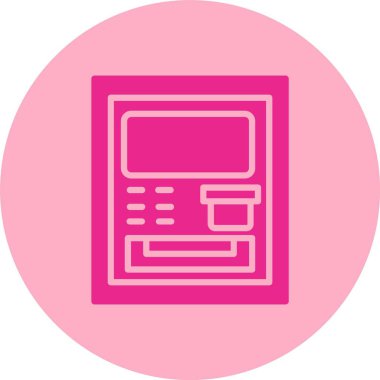 Atm Kabartma Çemberi Gradyan Simgesi