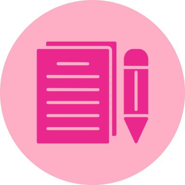 Glyph Çemberi Gradyan Simgesi Yaz