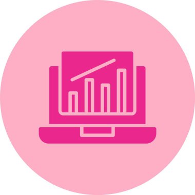 Veri Analizi Kabartma Çemberi Gradyan Simgesi