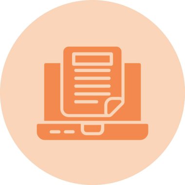 Belge Kabartma Çemberi Gradyan Simgesi