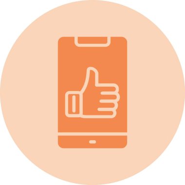 Glyph Çemberi Gradyan Simgesi gibi