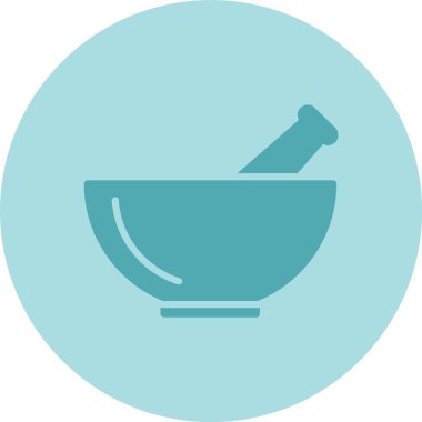 Havan Kabartma Çemberi Gradyan Simgesi