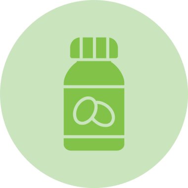 Zeytinyağı Kabartma Çemberi Gradyan Simgesi