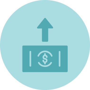 Sonuç Kabartma Çemberi Gradyan Simgesi