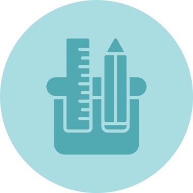 Çizim Araçları Kabartma Çemberi Gradyan Simgesi