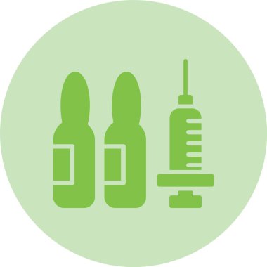 Enjeksiyon Kabartma Çemberi Gradyan Simgesi