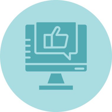 Glyph Çemberi Gradyan Simgesi gibi