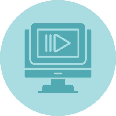 Yavaş Hareket Kabartma Çemberi Gradyan Simgesi