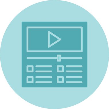 Akan Kabartma Çemberi Gradyan Simgesi