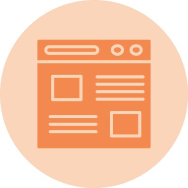 Günlük Kabartma Çemberi Gradyan Simgesi