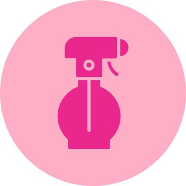 Su Spreyi Kabartma Çemberi Gradyan Simgesi