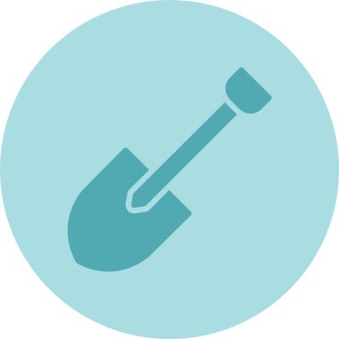 Kürek Kabartma Çemberi Gradyan Simgesi