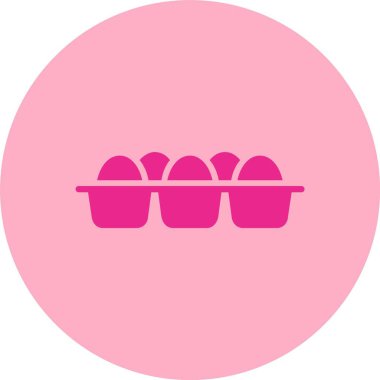 Yumurta Kabartma Çemberi Gradyan Simgesi