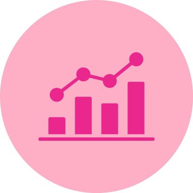 Analitik Kabartma Çember Gradyan Simgesi