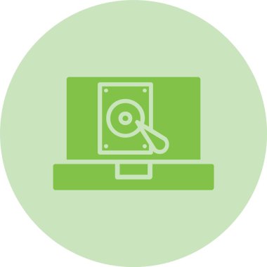 Disk Kabartma Çemberi Gradyan Simgesi