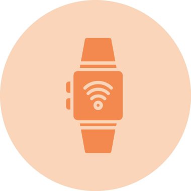 Smartwatch Glyph Çember Gradyan Simgesi
