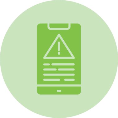 Hata Kabartma Çemberi Gradyan Simgesi