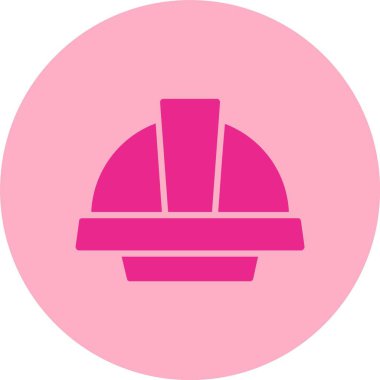 Hard Hat Kabartma Çemberi Gradyan Simgesi