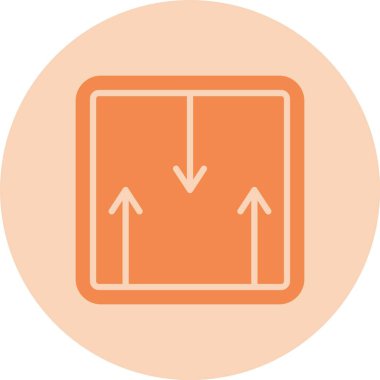 Rakip Faiz Kabartma Çemberi Gradyan Simgesi