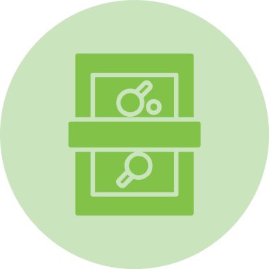 Tablo Tenisi Kabartma Çemberi Gradyan Simgesi