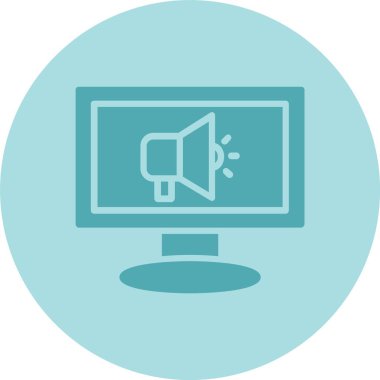 Promosyon Kabartma Çemberi Gradyan Simgesi