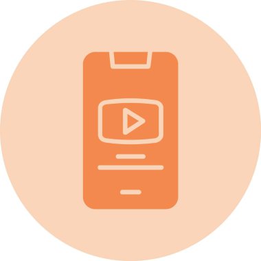 Sosyal Ortam Kabartma Çemberi Gradyan Simgesi