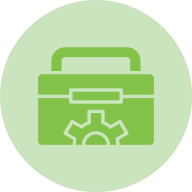 Araç Kutusu Kabartma Çemberi Gradyan Simgesi