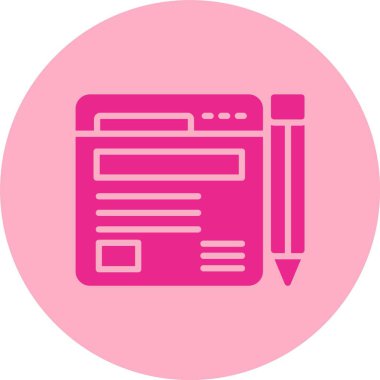 Bloglama Çemberi Gradyan Simgesi