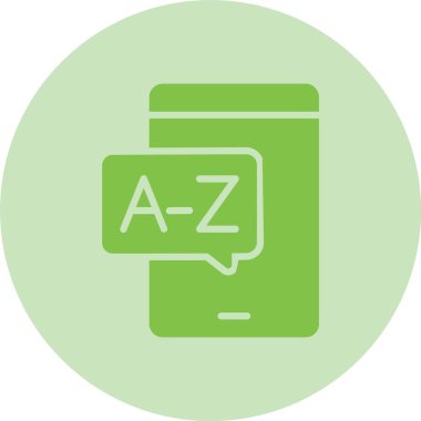 Mobil Uygulama Kabartma Çemberi Gradyan Simgesi