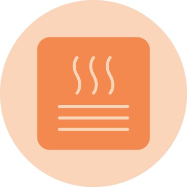 Isı Kabartma Çemberi Gradyan Simgesi