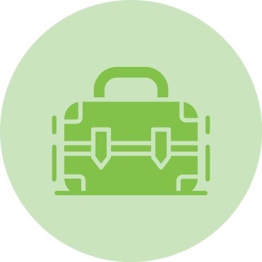 Evrak çantası Kabartma Çemberi Gradyan Simgesi