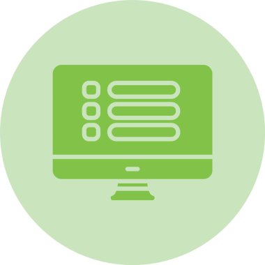 Kabartma Çemberi Gradyan Simgesini Listele