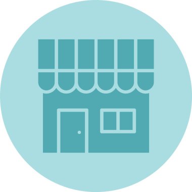 Alışveriş Torbası Kabartma Çemberi Gradyan Simgesi