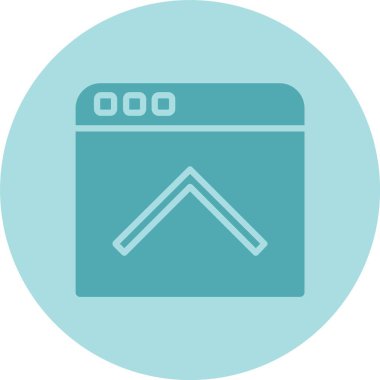 Ana Sayfa Kabartma Çemberi Gradyan Simgesi