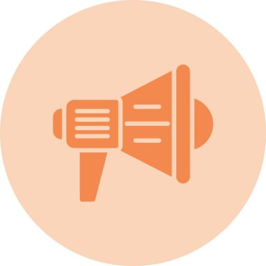 Reklam Kabartma Çemberi Gradyan Simgesi