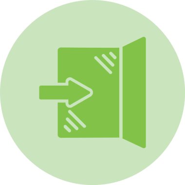 Giriş Kabartma Çemberi Gradyan Simgesi Çember Grafik Simgesi Simgesi