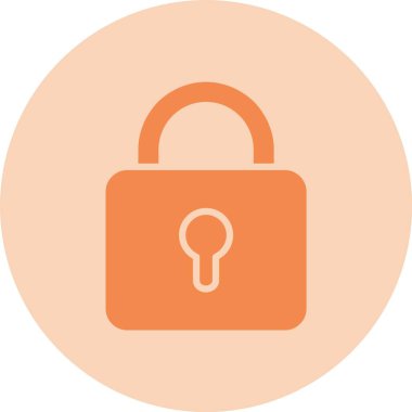 Kabartma Çemberi Gradyan Simgesini Kilitle