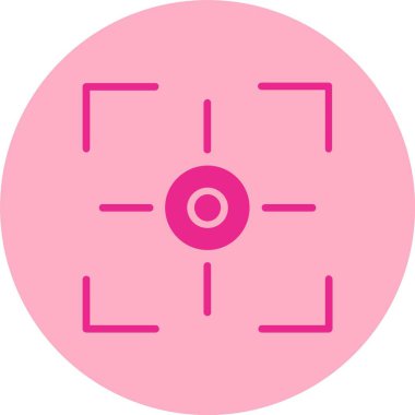 Kabartma Çemberi Gradyan Simgesini Nişan Al