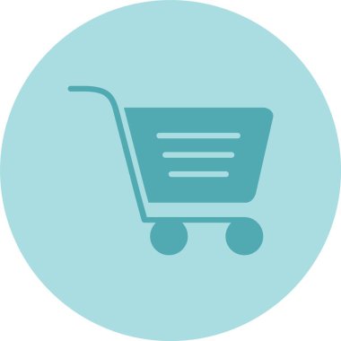 Cart Kabartma Çemberi Gradyan Simgesi
