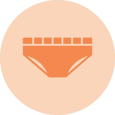 İç Çamaşırı Kabartma Çemberi Gradyan Simgesi