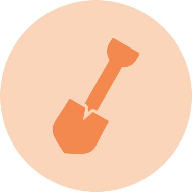 Kürek Kabartma Çemberi Gradyan Simgesi