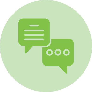 Kabarcık Konuşması Kabartma Çemberi Gradyan Simgesi