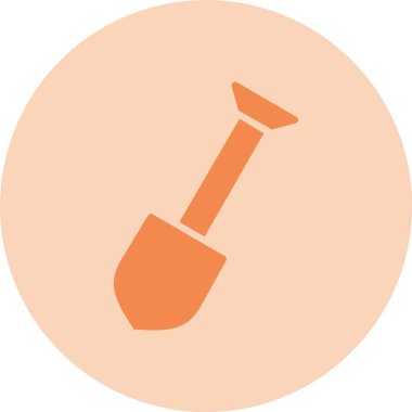 Kürek Kabartma Çemberi Gradyan Simgesi